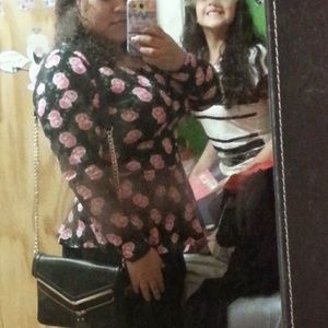 Plus size (L) peplum shirt